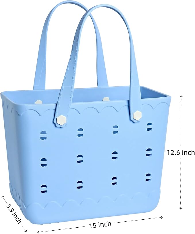 Waterproof Tote Bag for Beach, Pool, Boat.Lightweight Waterproof Washable Durable All Purpose Outdoor Tote Bag. - Image 3