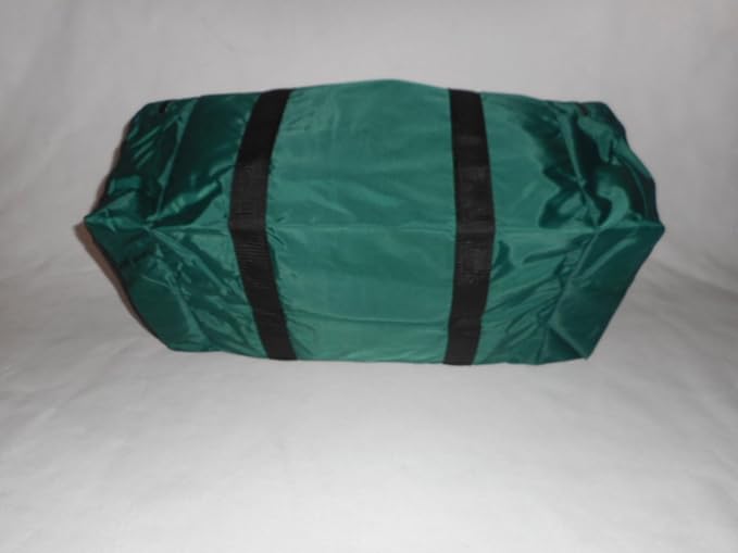Duffle Bag Wet and Dry with 1 End Compartment Mesh,Front Pocket, Made In USA (Forest Green) - Image 4