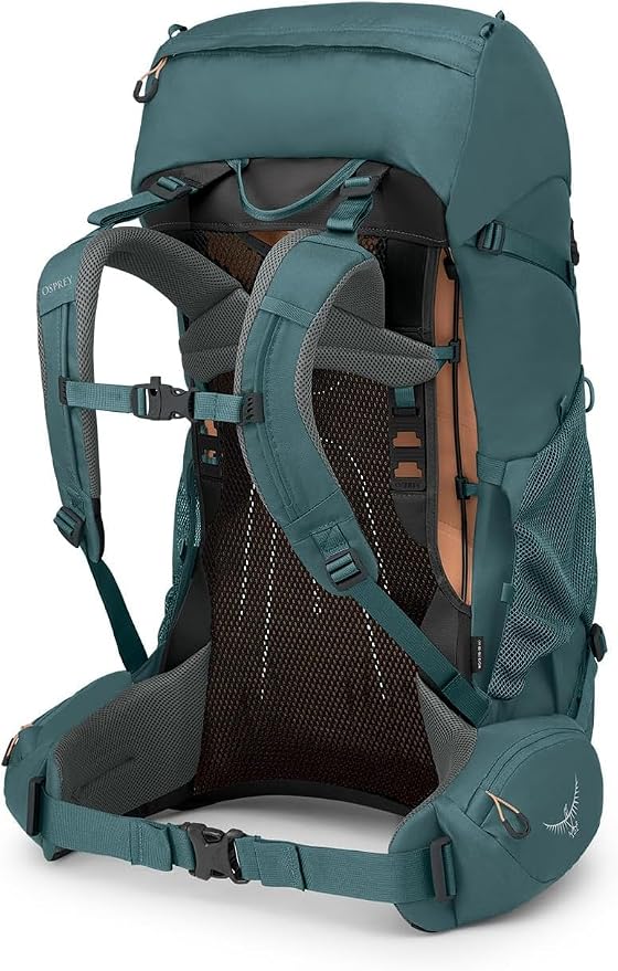 Osprey Renn 50L Women's Backpacking Backpack, Cascade Blue/Melon Orange - Image 7