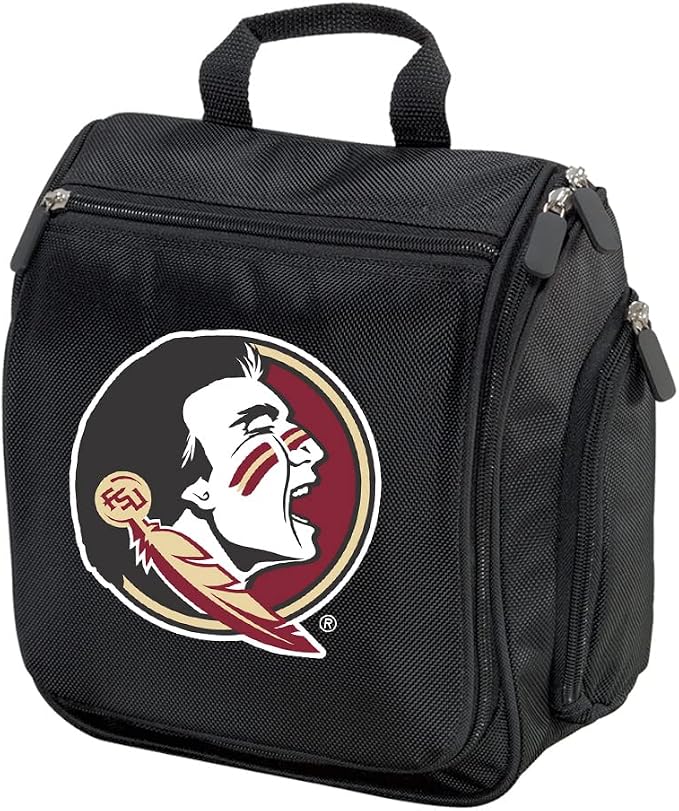 Broad Bay Florida State University Toiletry Bags Or Hanging FSU Shaving Kits (Multi Color - Black) by BroadBayPersonalizedGifts