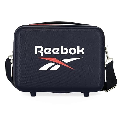 Reebok Unisex Kid's Toiletry Bag, Navy, Neceser Adaptable con Bandolera by Unknown