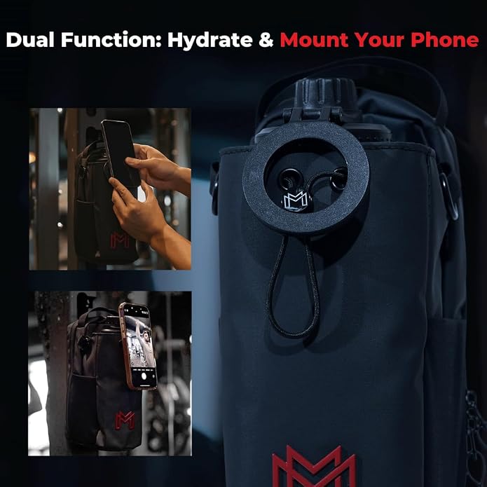 MAGNACE Magnetic Gym Bag Bundle, 3-in-1 Set with Water Bottle Holder, Magnetic Pouch, Towel & Sling Bag – For Men & Women - Image 5