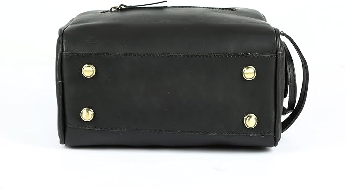 KomalC Travel Toiletry Bag – Premium Leather Dopp Kit for Men & Women with Water-Resistant Lining & Spacious Zippered Organizer - Image 5