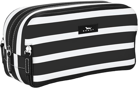 SCOUT 3-Way Toiletry Bag - Travel Makeup Pouch for Women with Three Zipper Compartments - Stands Upright, Wipes Clean by SCOUT