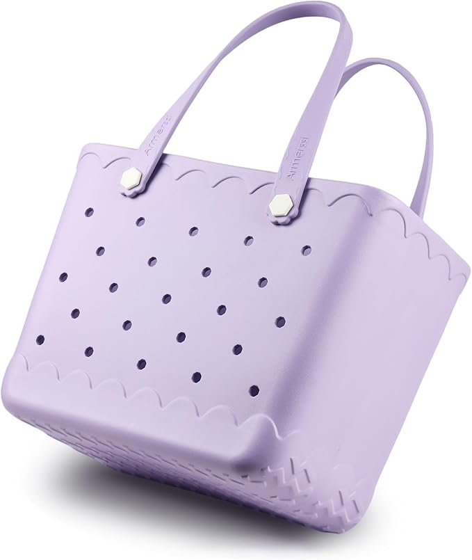 Rubber Beach Tote Bag Waterproof Tip-Proof Outdoor Tote Bag for the Beach Boat Pool Sports by Unknown