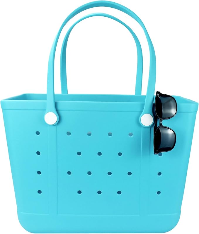 Beach Tote Bag for Women, Rubber Beach Bag Waterproof Sandproof, Extra Large EVA Tote Bag Boat Bag - Image 6