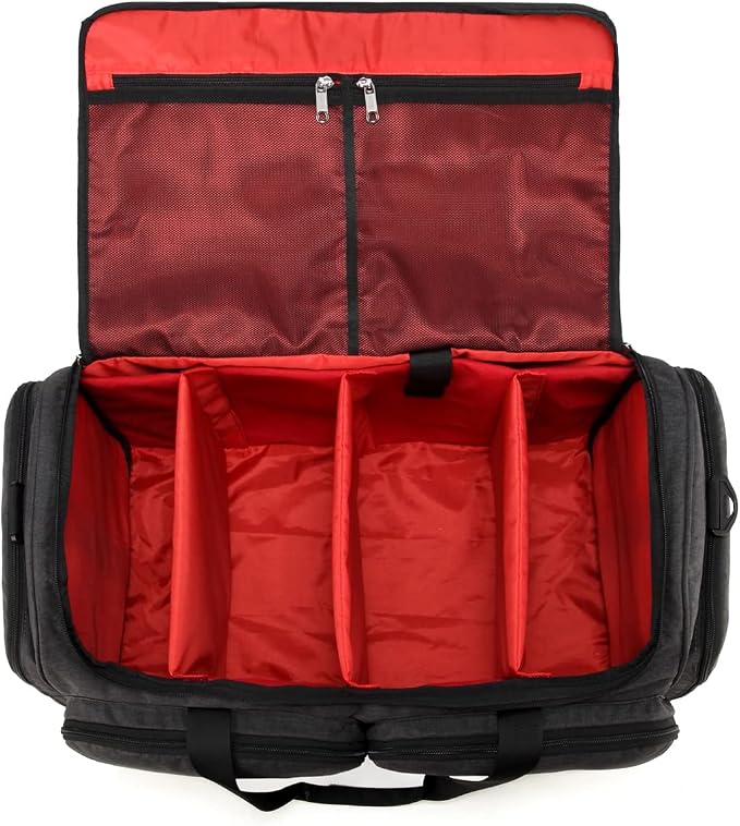 Sneaker Bag Travel Shoes Duffel Bag Men Women Gym Sport Luggage Duffle Carrying Case Bag Divider Adjustable Compartment Portable Soccer Athletic Shoes Carrier Heavy Duty Traveling Accessories by Gatycallaty