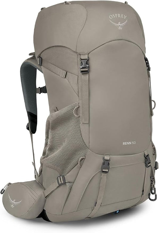 Osprey Renn 50L Women's Backpacking Backpack, Pediment Grey/Linen Tan by Unknown