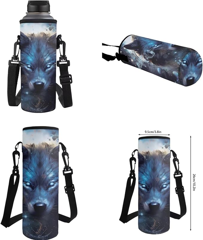 Vigilant Wolf 4pcs School Bag Set School Backpack for Kids 8-12 Boys and Lunch Bag Box Bookbag with Insulated Thermal Cooler Lunch Box Pencil Case Water Bottle Sleeve Elementary - Image 6