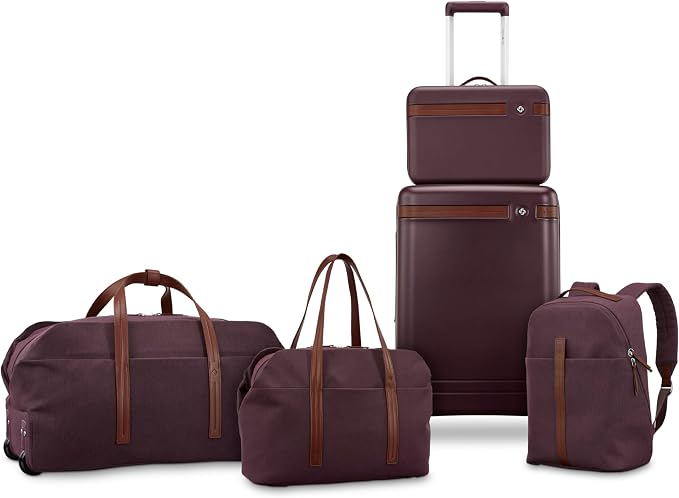 Samsonite Virtuosa Hardside Train Case, Crossbody Travel Makeup Case with Removable Strap - Image 6