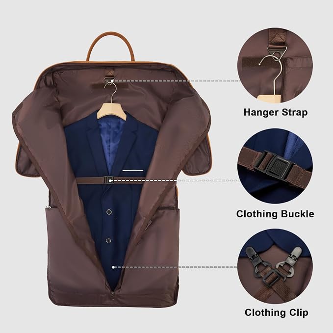 Garment Bag for Travel Large Carry on Garment Bags Men Women | Garment Suitcase Bags - Image 2