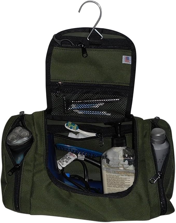 Large Hanging Toiletry Or Shaving Bag For All Your Essential, Made In USA. by BAGS+USA