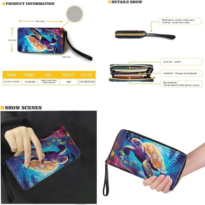 Women Purse Handbags Wallet Sets Leather Shoulder Tote Bag for Women,Top Handle Purse with Wrist Wallet Bag - Image 2