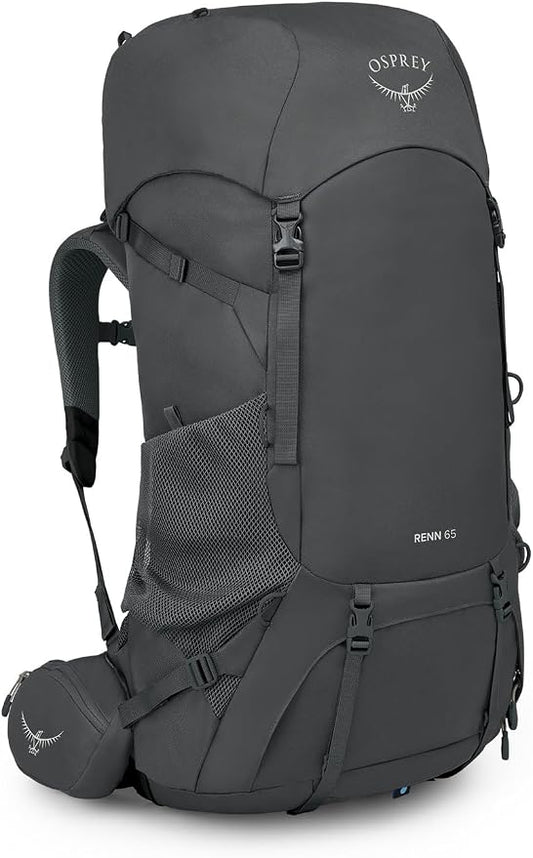 Osprey Renn 65L Women's Backpacking Backpack, Dark Charcoal/Gray Wolf by Unknown