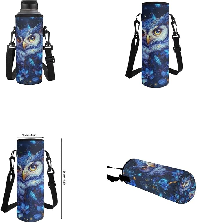 Blue Owl Kids School Backpack with Lunch Box Bag Girls 10-12 Lightweight Tote Bag with Water Bottle Pocket Pencil Pouch for School Picnic Vacation Travel Birthday Gifts for Students - Image 6