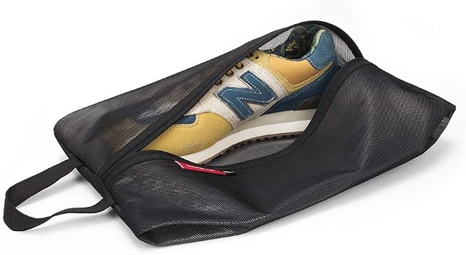 pack all Bundle | Water Resistant 2 Pcs Shoe Bag & 3 Pcs Zipper Pouch Set for Travel, Home, Outdoor - Image 4