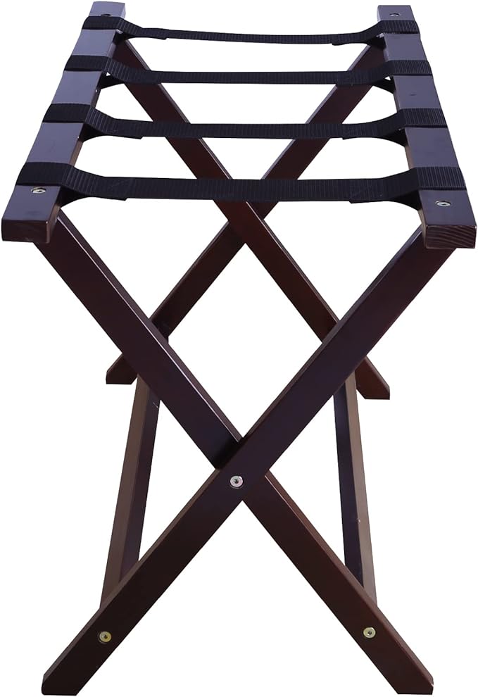 Casual Home Heavy Duty 30" Extra-Wide Luggage Rack, solid wood - Image 4