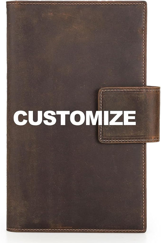 CONTACTS Customized Family Passport Holder for 4 Passport Wallet Compatible with Airtag Personalized Name Passport Cover by CONTACTS