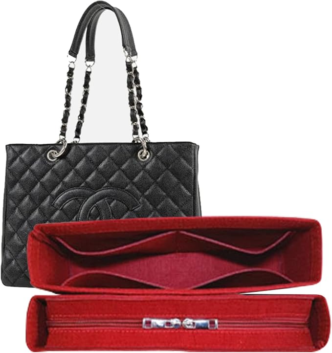 Lckaey Purse Organizer Insert for GST handbag liner bag lined storage felt Insert 2pcs 2018Claret-GST by Lckaey
