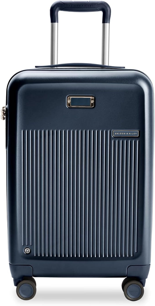 Briggs & Riley Essential 22 Inch Carry-On Expandable Spinner - Expandable Hardside Carry-On Luggage with CX Compression Technology - TSA Lock - Spinner Wheels - Sympatico Collection - Navy by Unknown