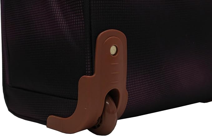 Steve Madden Designer 15 Inch Carry on Suitcase- Small Weekender Overnight Business Travel Luggage- Lightweight 2- Rolling Spinner Wheels Under Seat Bag for Women (Shadow Purple) - Image 5