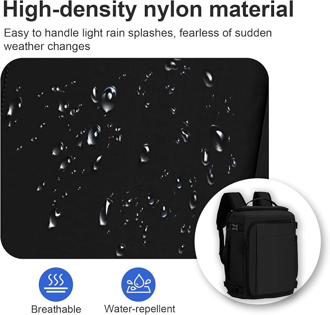 Carry On Travel Backpack Flight Approved Laptop Backpack for Women Men | Personal Item Travel Bag, Casual Weekender Daypack with Wet Pocket for Business, Hiking - Image 7