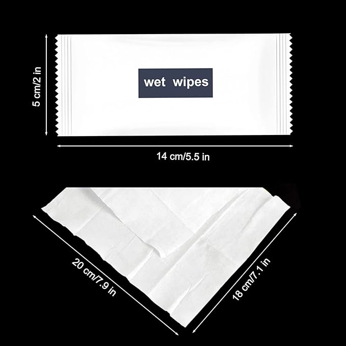 Wet Napkins Individually Wrapped,Wet Wipes Individually Wrapped 500 Pack,Quick Hand Cleaning, Hand Wet Wipes Restaurant,Party Barbecue, Homeless Care Package
