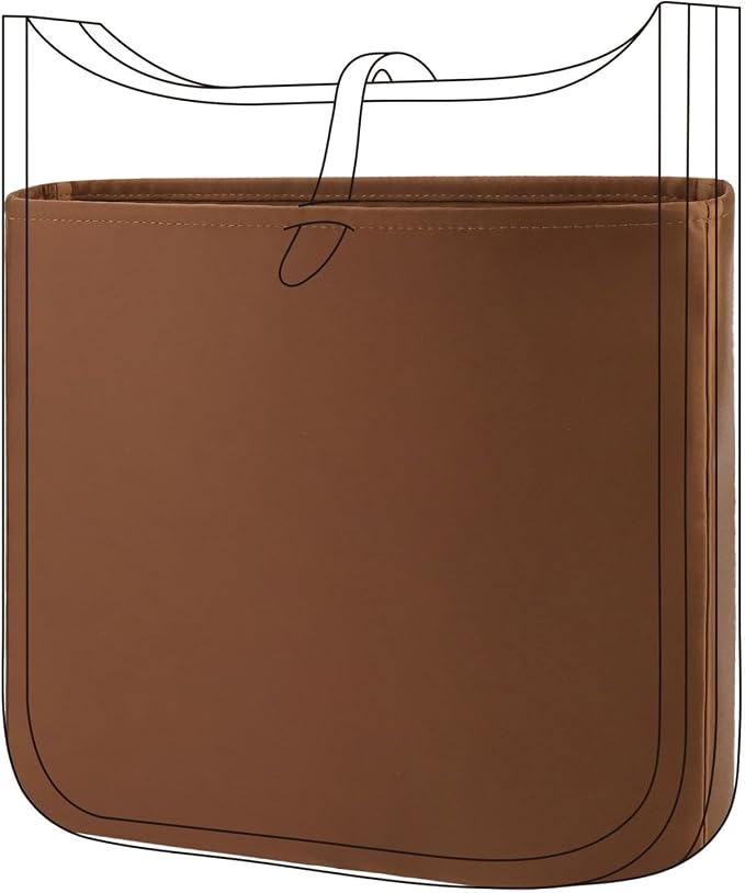 DGAZ Silky Purse Organizer Insert Fits Evelyne TPM/PM/GM/TGM Bags, Luxury Handbag & Tote Organizer, Simplicity bag organizer（Gold,TPM） by DGAZ