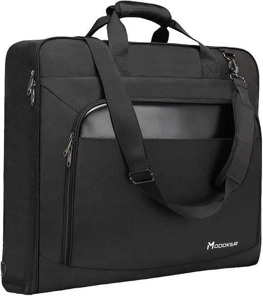 Modoker Carry On Garment Bags for Travel Hanging Clothes Suit Bag Luggage Organizer, Foldable Suit Carrier Gift for Men Women by Modoker