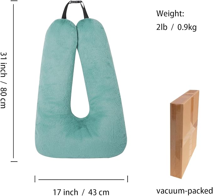 Atablyn Neck Pillow for Kids Travel Provides Double Support to The Head and Neck in Any Sleeping Position on Flights, Car, and at Home, Comfortable Airplane Travel Pillow - Image 5
