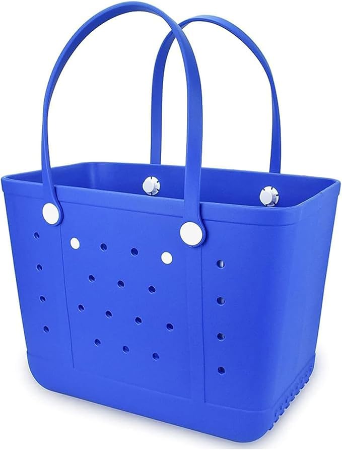 Lightweight Extra large Rubber Beach Bag Small mini Tote Bag for Gym Waterproof medium Open Handbag for Pool Sports by Addoklm