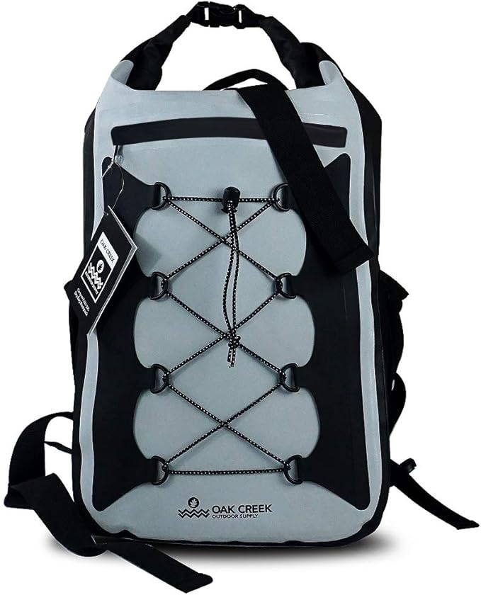 Oak Creek Canyon Falls 30L Dry Bag Backpack. Premium Waterproof Backpack with Padded Shoulder Straps. PVC Construction. Keep Your Gear Dry - Image 2