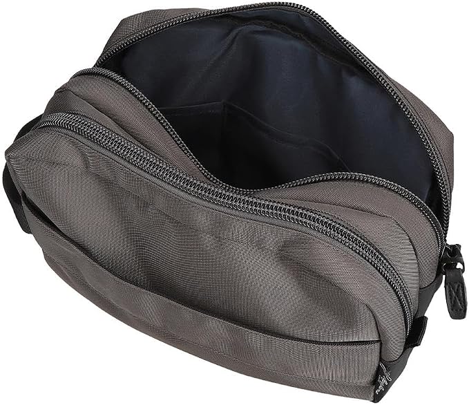 Pepe Jeans Stratford Two Compartments Adjustable Grey 26 x 16 x 12 cm Polyester Grey Talla única Toiletry Bag with Two Compartments Adjustable, Gray, Standard Size, Adjustable Toiletry Bag with Two, - Image 7
