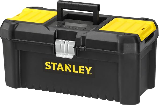 STANLEY Essential Tool Box (16in), Durable Storage Solution with Removable Tote Tray and Organisers, for Parts and Tools Storage, STST1-75518 - Image 31