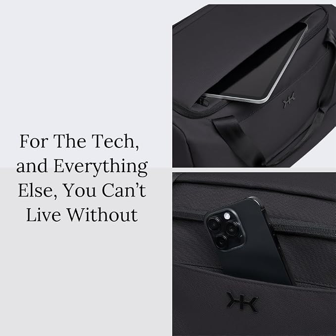 Knack Expandable Travel Duffel Midnight Black - Image 7