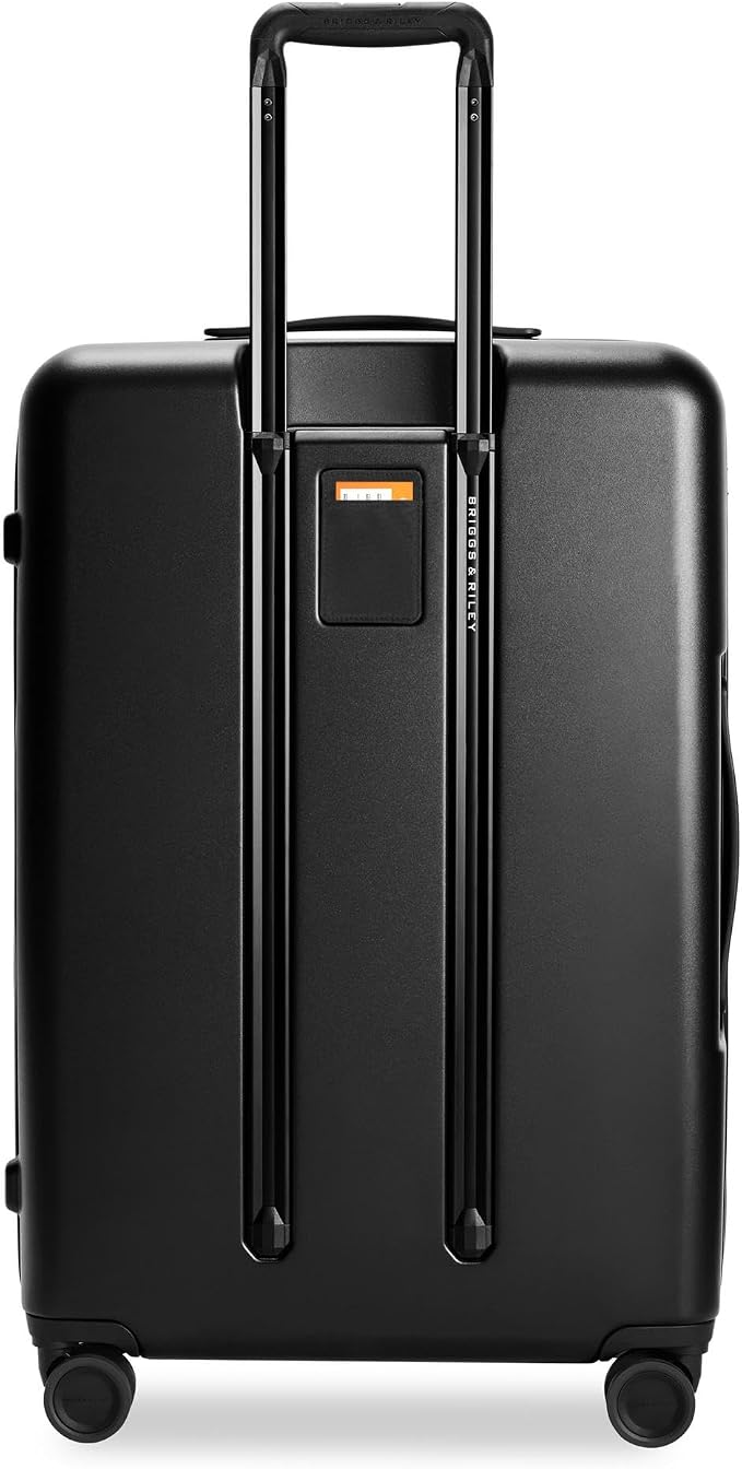 Briggs & Riley 27" Medium Expandable Spinner - Checked Luggage for Travel, Suitcases with Wheels, Hardside Rolling Bag for Men & Women, Self-Repairing Zipper - Sympatico Collection, Black - Image 8