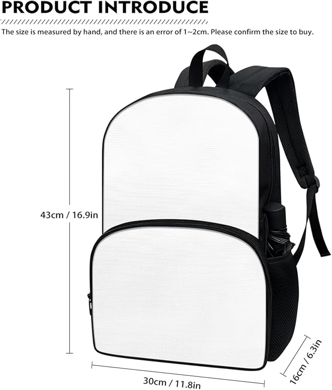 4pcs Backpack Set for Kids, Psychedelic Space Planet Print Teenage Students Bookbag with Lunch Bag & Pen Pouch & Water Bottle Cover for School Sport Travel - Image 2