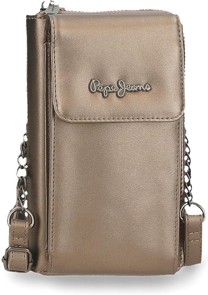 Pepe Jeans Small Crossbody Bag, Beige by Unknown