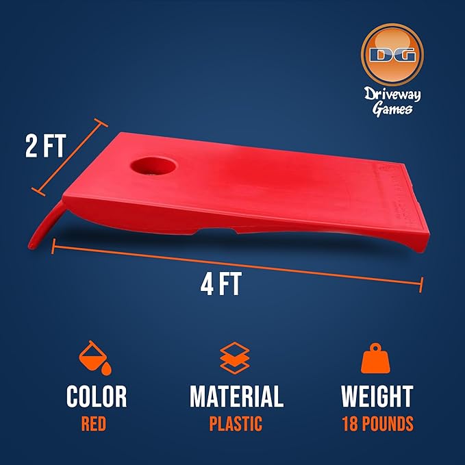 Driveway Games All Weather Corntoss Bean Bag Cornhole Yard Game Set for Indoor and Outdoor Use with 2 Target Boards and 8 Bean Bags - Image 3