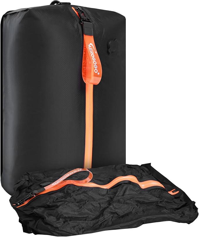 Aerogogo ReZip Vacuum Bags for Travel Luggage Reusable Compression Bags Vacuum Seal Packing cube for Cloth Packing (Medium-No pump) by Aerogogo