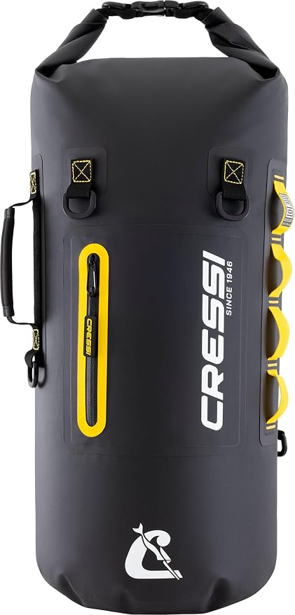 Cressi Ocelot Dry Bag – Water-Resistant Gear Protection with Carry Straps for Swim and Outdoor Activities - Designed in Italy by Unknown
