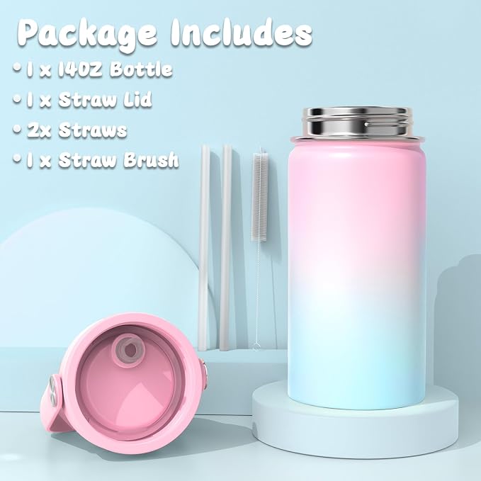 DIGOBAY Backpacks for Girls, 6PCS School Backpack with 14OZ Water Bottle Lunch Box Pencil Pouch for Teen Girls Kids Elementary Primary Middle High College Travel School bag Bookbag Set - Image 3