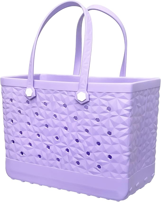 Rubber Beach Tote Bag Waterproof Tip-Proof Outdoor Tote Bag for the Beach Boat Pool Sports by Unknown