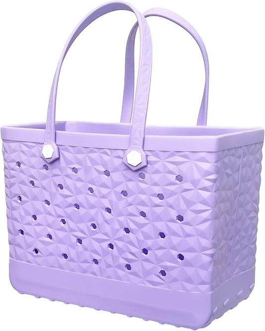 Rubber Beach Tote Bag Waterproof Tip-Proof Outdoor Tote Bag for the Beach Boat Pool Sports by Unknown