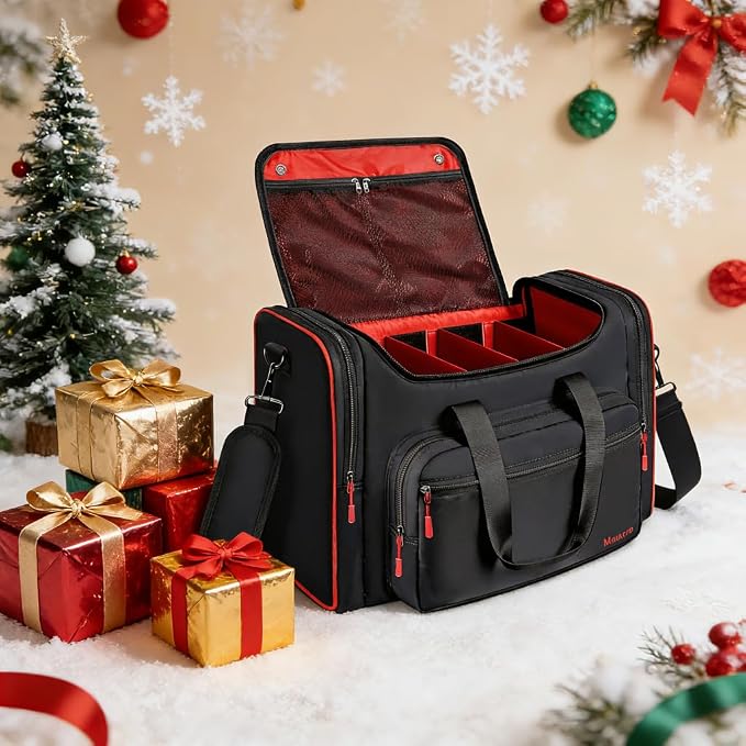 Mancro Padded Sneaker Bag, Sneakerhead Gifts, Shoe Travel Bags Fit 4 Pairs | Come with Insulated Pocket and Shoulder Strap, Multi-functional Sports Gym Duffle for Basketball, Shoes, Cloth - Image 6