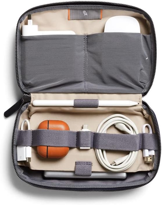 Bellroy Tech Kit (Tech Accessories Organizer Pouch, Zipper Closure Design, Stores Power Bank, Phone Charger, Cables & More, Internal) - Image 2