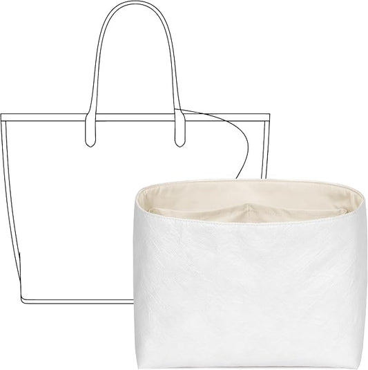 Tote Bag Organizer Insert for Anjou Mini Handbag,Custom Fit Inside Premium Craie Lightweight WaterResistant Purse Insert with Cup Holder Accessories by FANJIProject