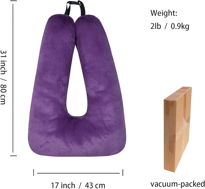 Atablyn Travel Pillows for Car Back Seat U Shaped Travel Pillow Cushion Car Pillow for Family Sleeping Airplane Adults and Children Head Neck and Body Support Long Distance Journey Accessories - Image 2