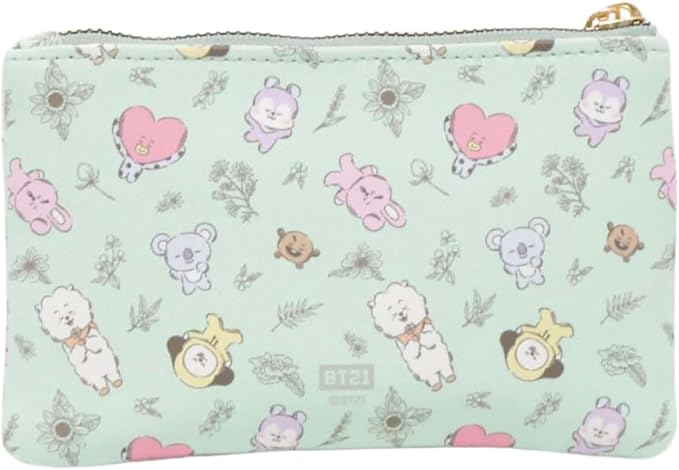 Impressions Vanity BT21 3-PC. Makeup Bag Set with Large, Medium, and Small Pouches, Makeup Organization with Inner Slip Pocket, Clear PVC Material, Travel Cosmetic Bag for Women's Daily Essentials - Image 6