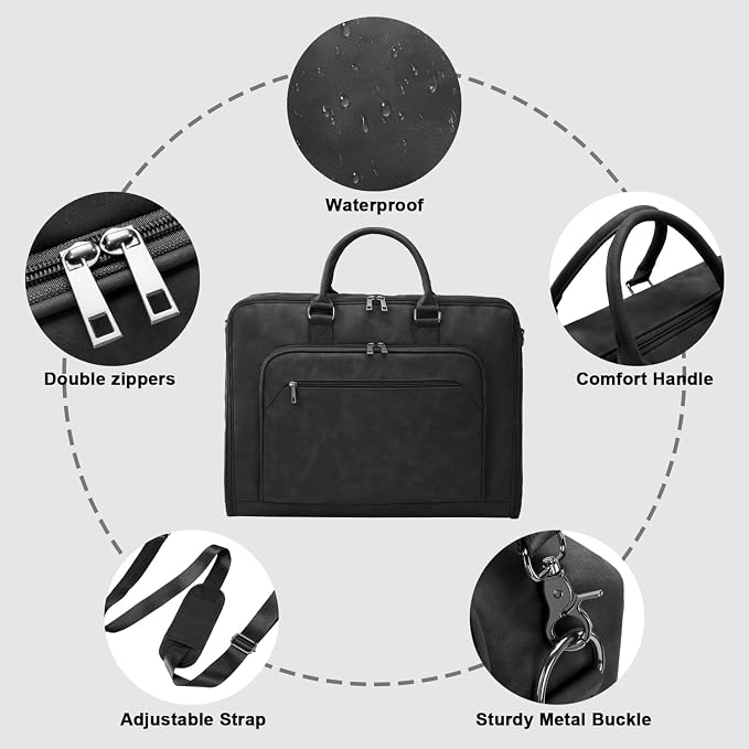 Garment Bag for Travel Large Carry on Garment Bags Men Women | Garment Suitcase Bags - Image 6